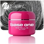 metallic 9 Silver base one żel kolorowy gel kolor SILCARE 5 g